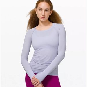 Lululemon Swifty Tech Long Sleeve Size 2 Serene Blue
